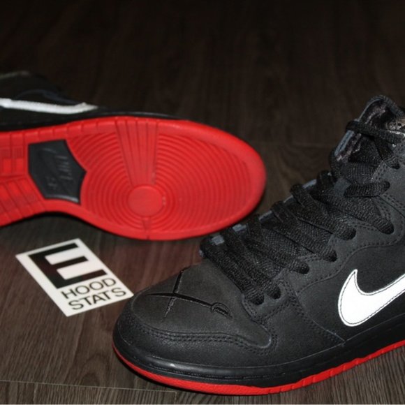 Nike Dunk SB High Pro x Spot Gasparilla Black Red Grey Mens Size 7 Sneakers - Picture 8 of 16